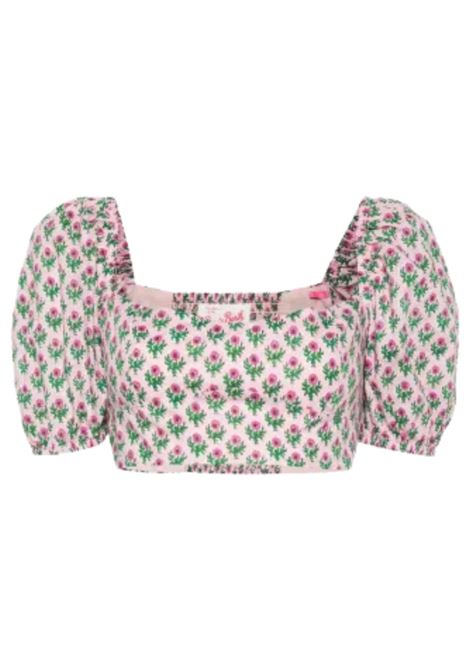 Pink cotton girl top MC2 SAINT BARTH | DEL000200770F/MAROSA